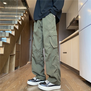 抖音品质秋季新款机能户外口袋宽松冲锋裤B315-K811-特p35控68图片