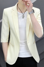 男士韩版时尚七分袖小西装休闲单西薄款外套XZ1304-2-2360-P70，男装西服，星座613B