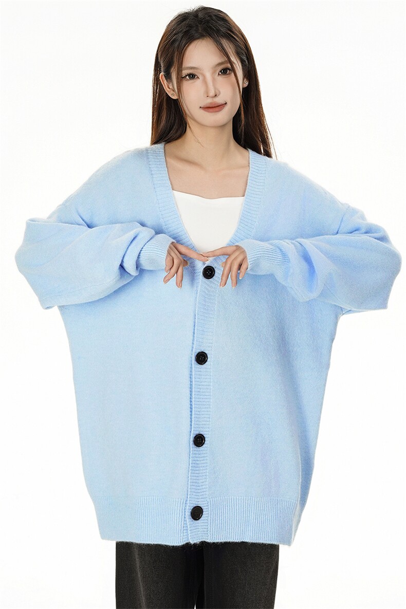 特批新款女模绵羊绒高品质开衫V领毛衣针织衫A268-M504特批48,男装针织衫/毛衣,电商A268