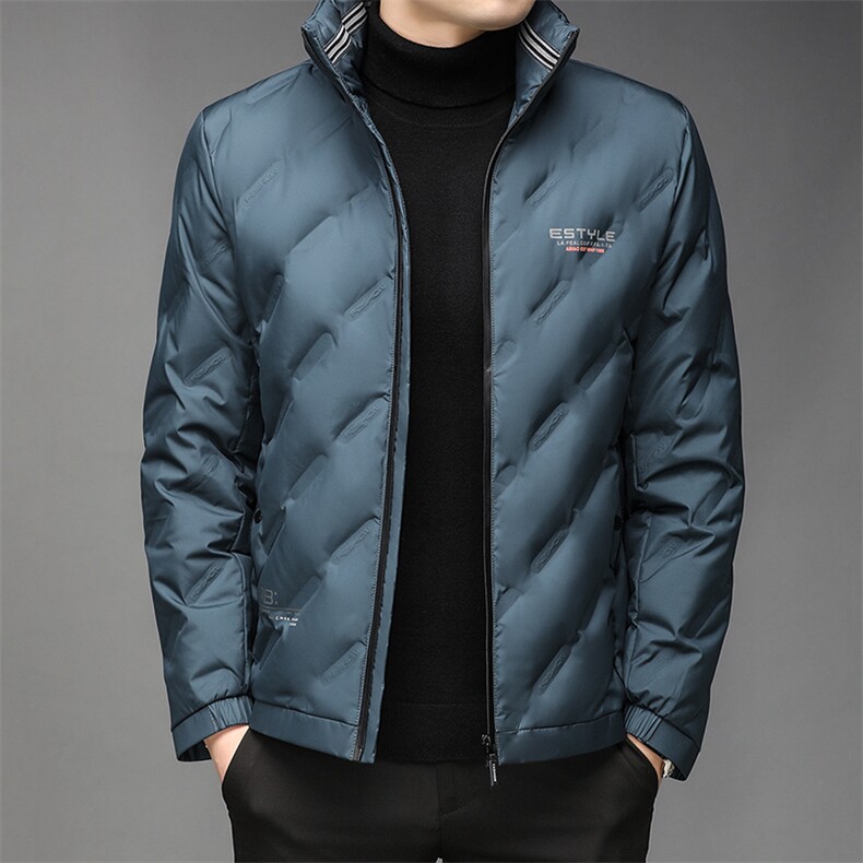 男士翻领羽绒服保暖90%白鸭绒商务休闲中青年男装外套GRW171-P230,男装羽绒服,电商B212（原钱塘6029）