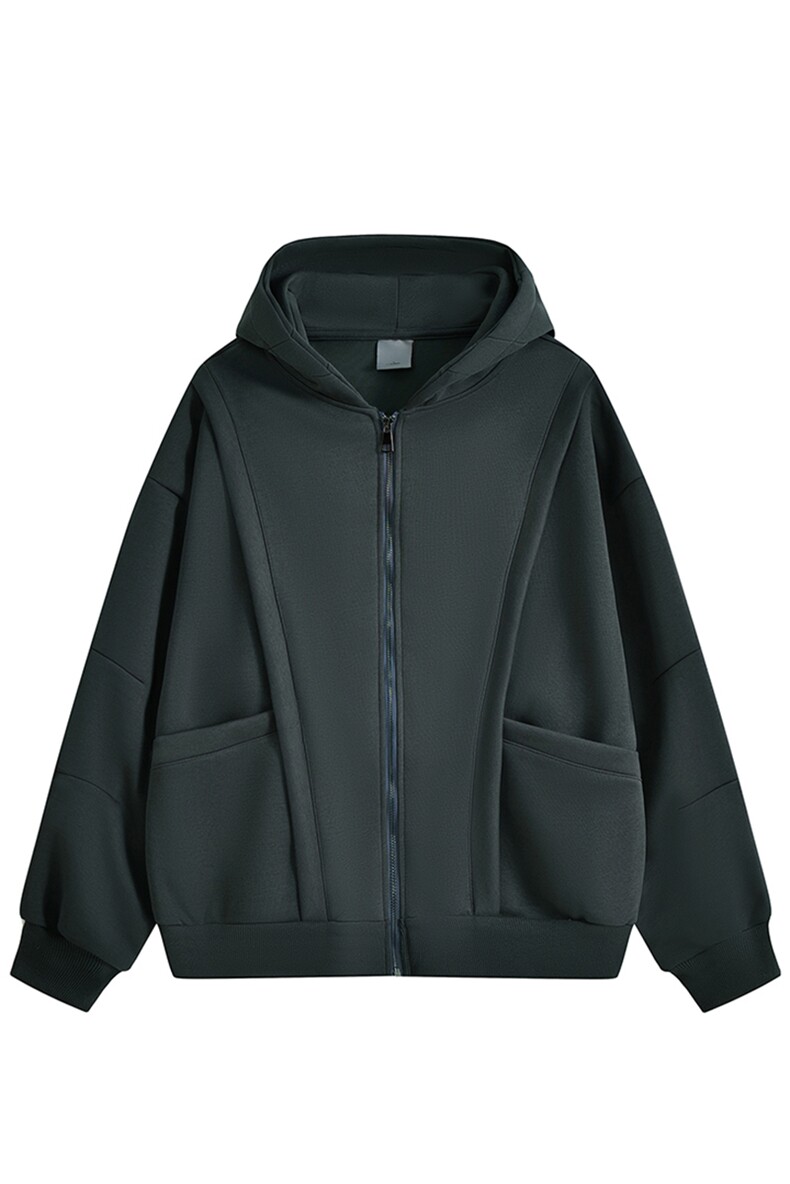 重磅500克工装口袋卫衣加绒奥粒绒连帽开衫外套RH5330JR-P75,男装工装外套,星座610B-1