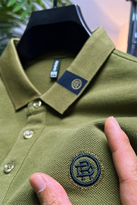 polo衫中年商务休闲男装夏季新款男士短袖T恤半袖翻领宽松上衣服图片