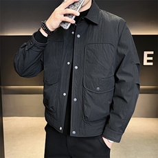 店主风2025年衬衫领潮流时尚帅气轻薄羽绒服男LMS2505-P245，男装衬衫，电商D240-242