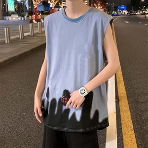 宽肩运动背心夏速干无袖新款学生训练服宽松坎肩篮球衣 T624-P20图片