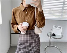 【现货】秋季长袖加厚休闲衬衫，女装衬衫，吾衣酷驿站