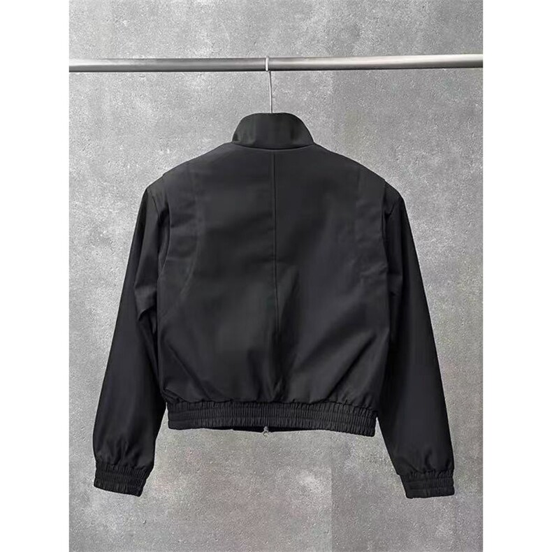 网图美式立领防水骑兵服短款硬汉百搭外套JK0211/P70,女装短外套,星座205-3