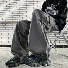美式潮牌工装裤男vintage复古高街宽松休闲裤机能长裤K7534-P44，男装休闲裤，星座512-3
