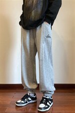 2026秋季刺绣压褶束脚卫裤XZ604-KP78-P55控68，男装休闲裤，星座604