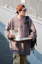 2026秋装新品鹿皮绒钢印情侣卫衣宽松外套上衣G1015P58男，女装短外套，电商A339