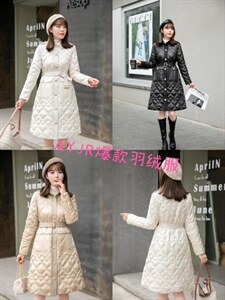 现货高品质标90白鸭绒羽绒服图片