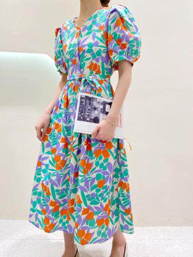 【现货】夏季新款0151碎花连衣裙，女装连衣裙，她她蜜制