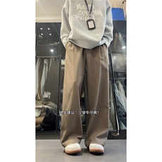 春季2026垂感西裤男老钱风薄长裤打褶休闲裤C62184-TP3568，男装西裤，电商A102