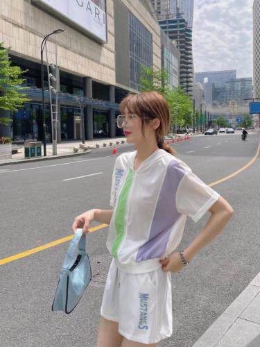 韩版拼接撞色套装，女装职业装，ciytorviar 仙度维拉