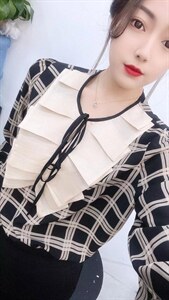 春季韩系格子衬衫,女装衬衫,帝瀛 DY
