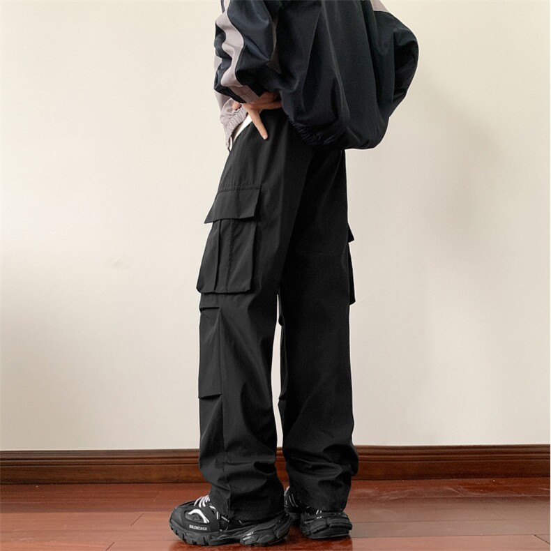 抖音大货防水冲锋裤大口袋休闲工装裤LK2018-2加绒P38控69,男装工装外套,电商基地A086