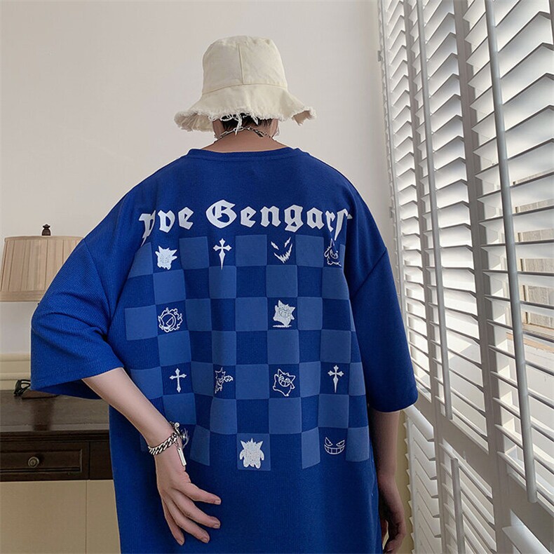 2025版权注册华夫格发泡印花短袖T恤A057-GT71-P40（限58），男装T恤，电商A057