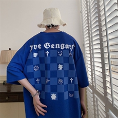 2025版权注册华夫格发泡印花短袖T恤A057-GT71-P40（限58），男装T恤，电商A057