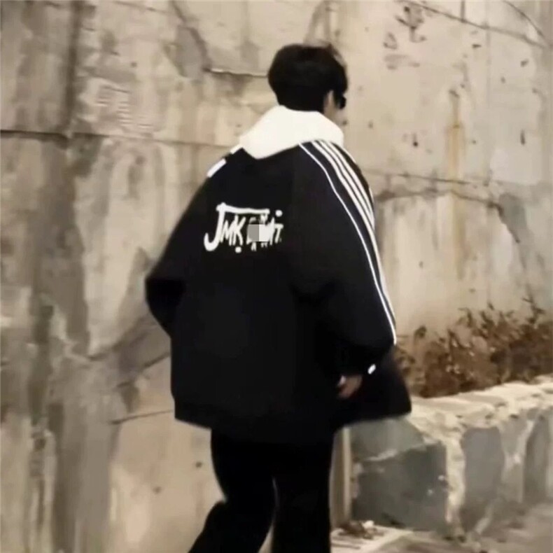 网络图现货美式潮流痞帅设计感印花休闲飞行夹克棒球服JW824-P48,男装夹克,星座715-7