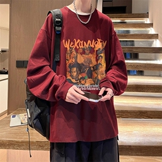 抖音得物供货量大从优可提供视频美式长袖T恤CT819特P25，男装T恤，电商A486-1