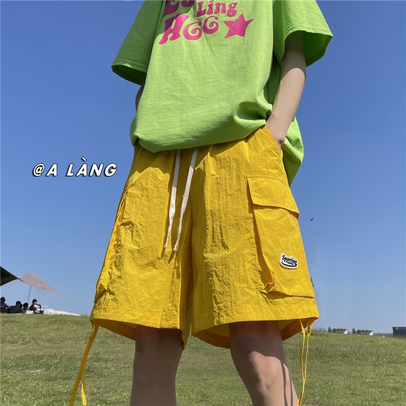 XZ612-K655-P45控59三色/夏季薄款沙滩裤速干裤彩色冰丝短裤,男装休闲裤,星座612