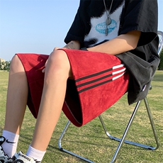 B239-1521-P43夏季篮球跑步运动裤男麂皮绒学生杠条休闲五分裤，男装休闲裤，星座514-2(原B239)