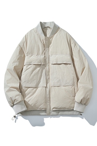 2025新款男士短款立领羽绒服外套 D213-55158-P310图片