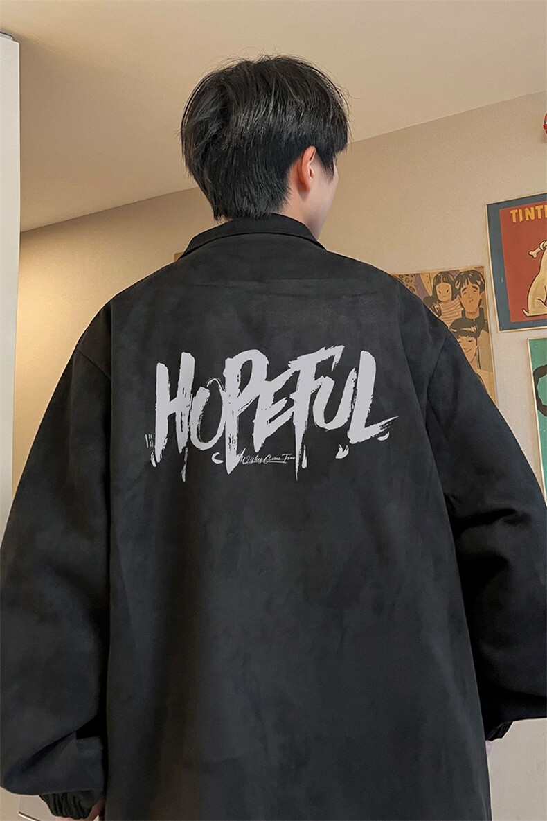 麂皮绒夹克男大码立领褂子外套JK85425-P68加绒款-P78,男装夹克,电商A040