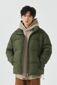 新标90白鸭绒简约休闲立领外套纯色加厚羽绒服ESY0212-P210图片