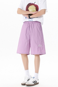 8XL-M 夏季凉感冰丝速干短裤男透气五分休闲裤宽松刺绣DK1537P35图片