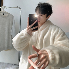 冬季新款韩系连帽夹棉保暖休闲百搭棉服外套男D2661-TP70138，男装棉衣，电商A102
