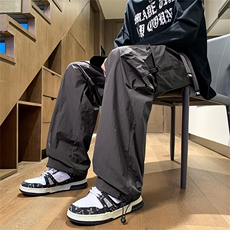 24春款纳米皱工装裤休闲裤束脚裤男KP202P55，男装休闲裤，星座1204-3