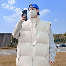 电商DSA028-MJ2302100聚酯P75新款港风百搭马甲男控108，男装背心/马甲，电商A028