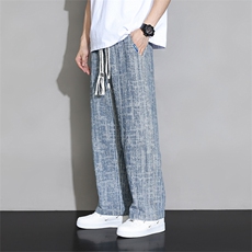 M-8XL2026秋季新款大码平脚潮流休闲牛仔裤109-K129-P55，男装牛仔裤，星座109