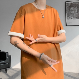 8XL-M冬季短袖男加绒加厚T恤内搭打底衫半袖打底上衣DX327P35控48图片