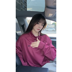 秋冬男士美式半拉链立领运动卫衣男女潮牌秋季情侣外套Polo衫p55，男装Polo衫，电商B319