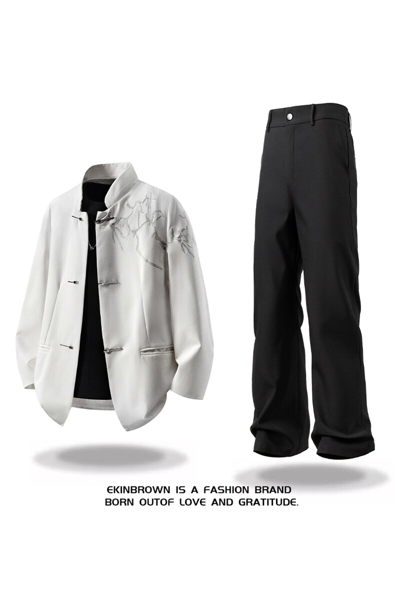 西服立体绣95%绦纶5%氨纶M-5XL大码XF78058P90控139西裤78151P45,男装西服,星座227-7