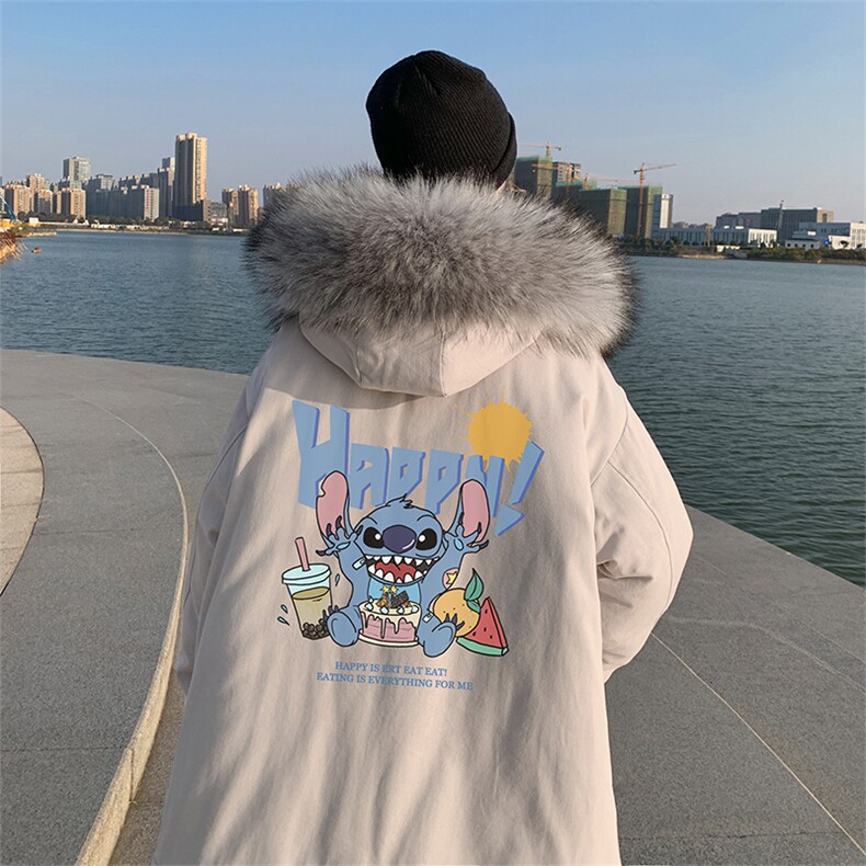 MM48077-P130冬季大毛领棉衣男士大码加厚棉袄男棉服,男装棉衣,电商A040
