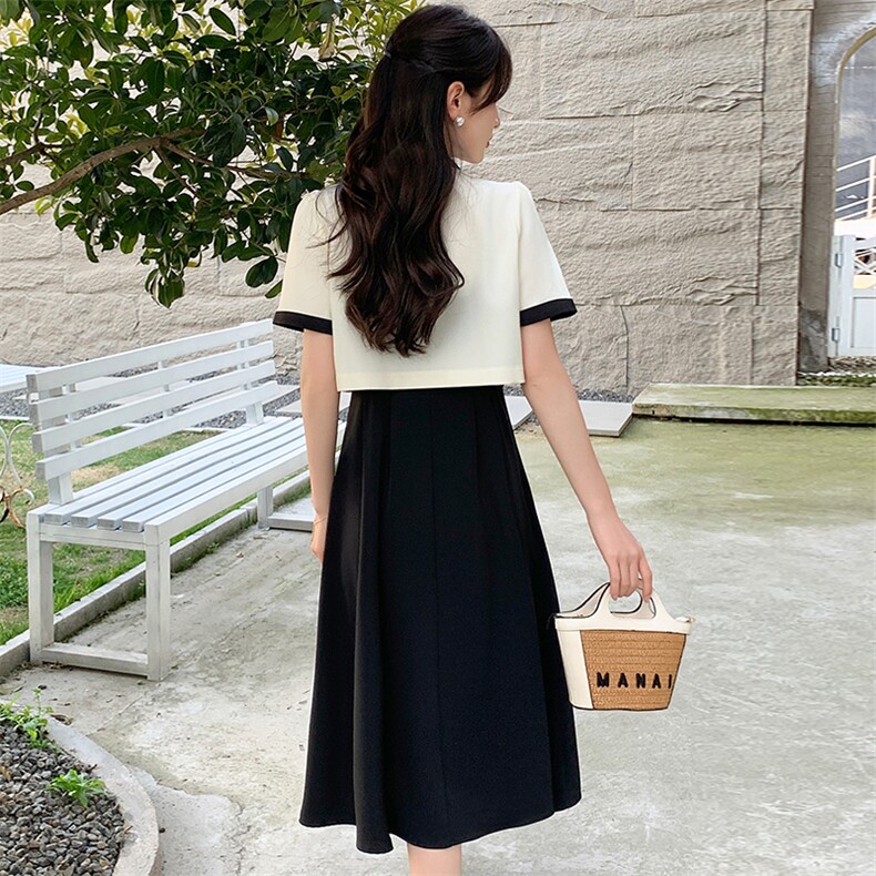 法式小香风吊带连衣裙女夏季2024新款新中式国风吊带裙,女装连衣裙,超帛