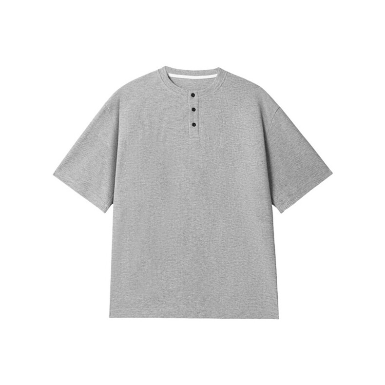 亨利领短袖T恤百搭宽松复古体恤衫休闲运动上衣310A-PL02-特批14，男装T恤，星座310A-4