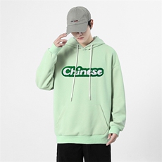 新款滑棉毛巾绣连帽卫衣潮牌无影墙宽松落肩VE200B01-P70，男装卫衣，星座717