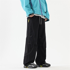 03户外登上裤宽松直筒露营徒步爬山裤XZ211-1-K2460-P60加绒P65，男装卫衣，星座211-1