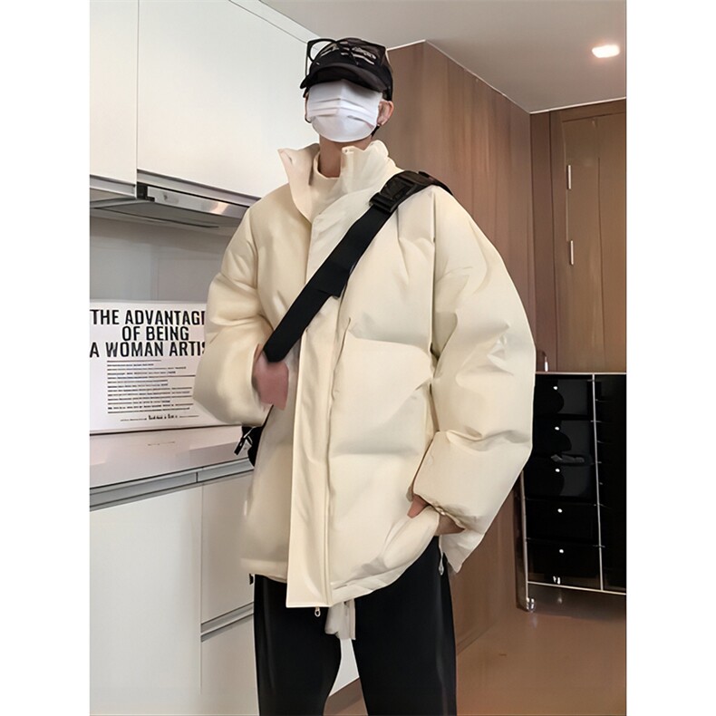 现货抖音得物可供视频冬季三防加厚羽绒棉衣外套面包棉服AM999，男装棉衣，电商A443