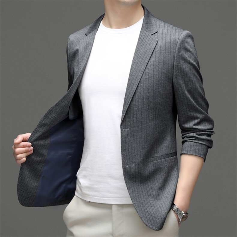 M5558-1钱塘2020-3春夏新款男士休闲西服简约百搭外套货稳P135,男装西服,钱塘207-3