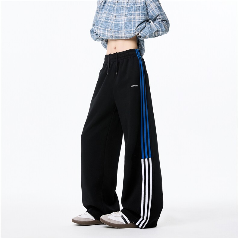 2025春季新款美式运动字母刺绣宽松休闲卫裤B313-K905-特p40控78，男装休闲裤，电商B313