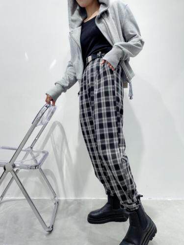 现货秋季格子休闲工装裤,其它,吾衣酷驿站