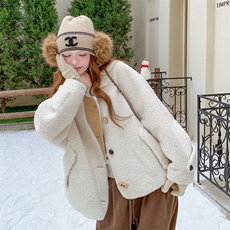 25冬新品皮毛一体外套YY1-P195-K298，女装棉衣/棉服，2C305