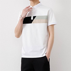 25036-特P35夏季休闲时尚T恤男短袖打底衫休闲翻领短袖polo衫男，男装T恤，电商D310B