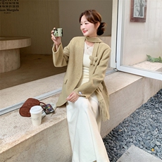 新款有xian货V领双面呢西装AD921-P255K368，女装毛呢外套，2B187