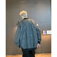秋季新款时尚凯美拉印花皮衣外套JK935P80，男装皮衣，星座1116-2