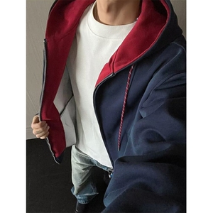 春季新款时尚百搭显瘦长袖外套设计感小众男女休闲上衣 WY81图片